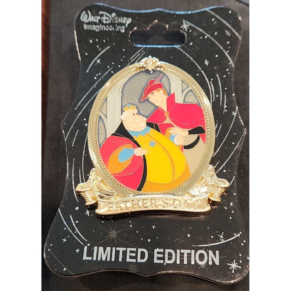 Disney Pin Sleeping Beauty Prince Phillip & King WDI Father's Day LE 250 00064